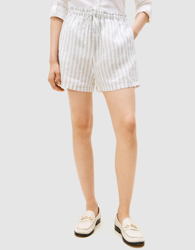 Tommy Hilfiger - Pure Linen Wide Leg Shorts