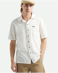 Brixton - Cru Striped Dobby Short Sleeve Shirt