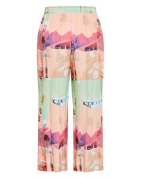 City Chic - Postcard Placement Print Pant