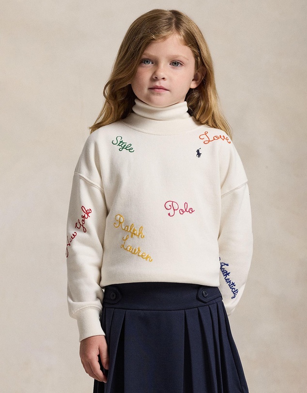 Polo Ralph Lauren - Embroidered Fleece Sweatshirt - ICONIC EXCLUSIVE - Kids