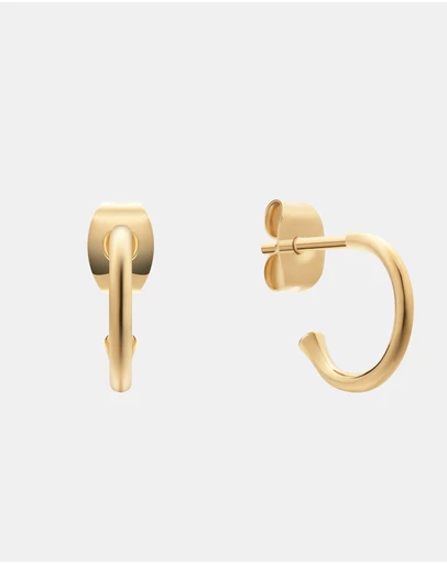 Daniel Wellington - Charms C-hoop Earrings