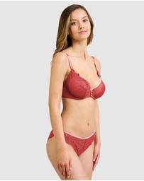 Sans Complexe - Lyse Wired Half Cup Bra with Lace