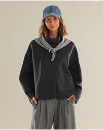 Morgan & Taylor - Katrina Triangle Scarf in Grey