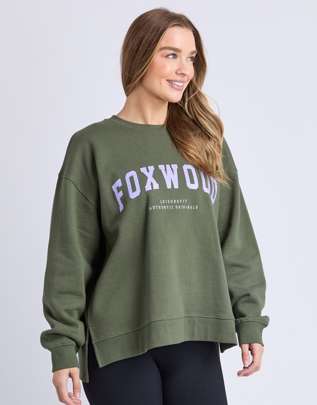 Foxwood - Interval Crew Khaki With Lilac
