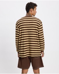 Rhythm - Textured Stripe LS T-Shirt