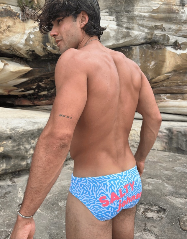 Salty Johnson - Coral Blue Brief
