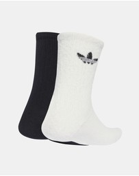 adidas Originals - 2-Pack Fluffy Crew Socks