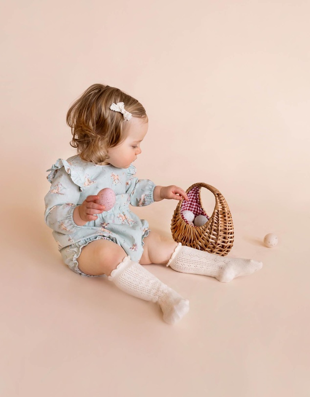 Bebe by Minihaha - Winnie LS Woven Romper - Babies