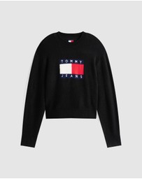 Tommy Jeans - Melange Flag Sweater