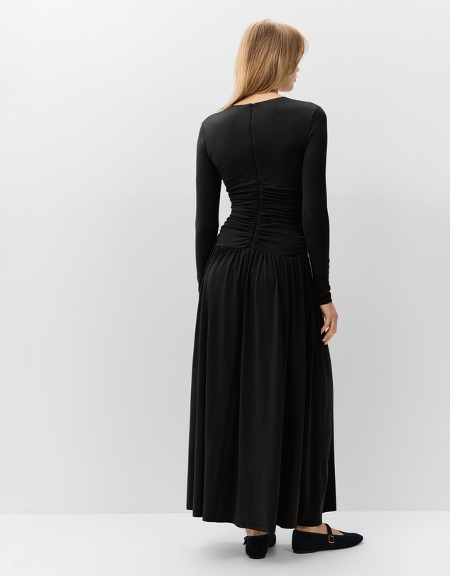 UNISON - Ruched Detail Maxi Dress