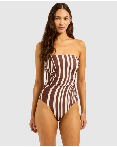 Seafolly - Coastline DD Bandeau One Piece Swimsuit