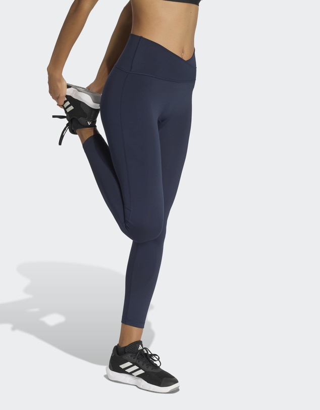 adidas Performance - 3 Stripes Studio All Me 7/8 X-Over Leggings Womens