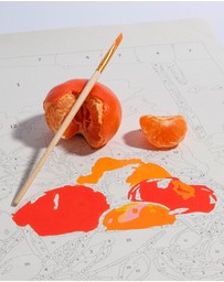 Journey Of Something - Paint by Numbers - Bowl of Oranges