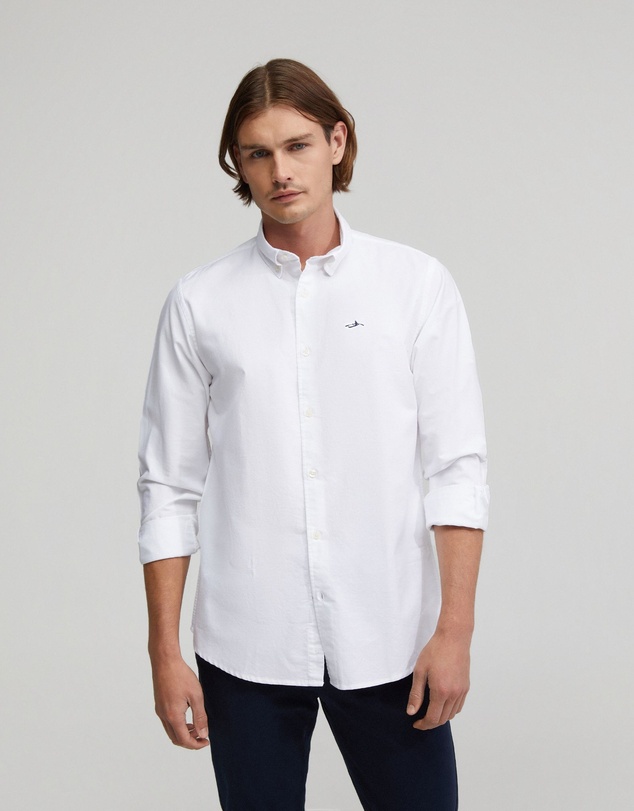Oxford - Holloway Oxford Weave Cotton Shirt