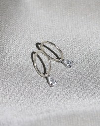 SAINT VALENTINE - Valentine Mini Hoops - Silver