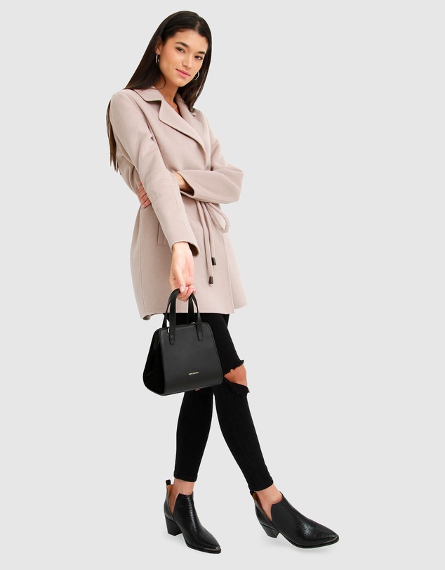 Belle & Bloom - Electric Feel Drawstring Coat