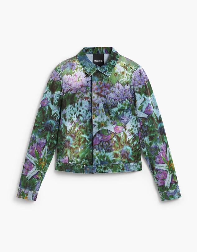 Desigual - Wild garden denim jacket