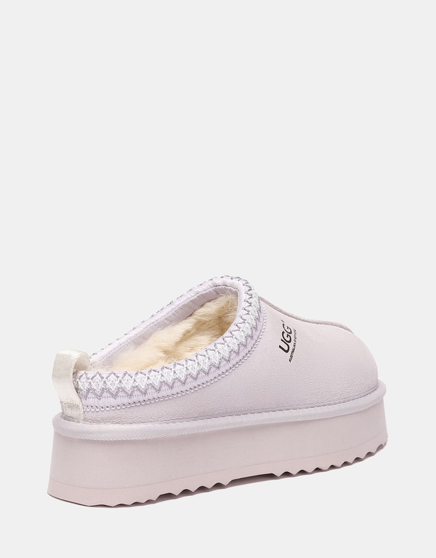 EVERAU - Australian Shepherd Ugg Tay Platform Cow Suede Upper House Shoes
