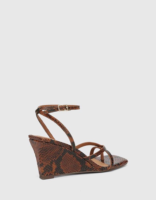 Wittner - Nyla Tan Multi Reptile Emboss Leather