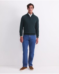 Sportscraft - Merino Quarter Zip Knit