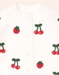 Huxbaby - Tutti Frutti Crochet Cardigan - Babies-Kids