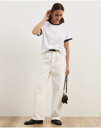 Atmos&Here - Short Sleeve Ringer T-Shirt