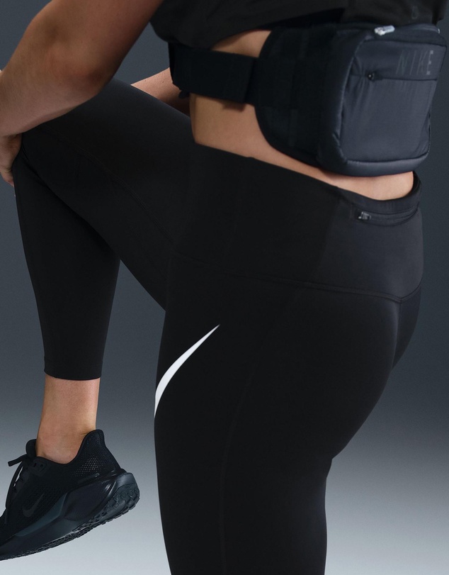 Nike - Tempo Swoosh Run Dri-FIT High-Waisted 7/8 Running Leggings