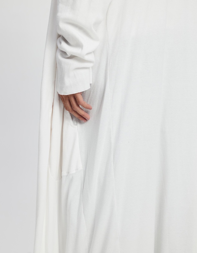 Surrounded By Ghosts - The Polyhalite Long Hooded Rib Cardigan