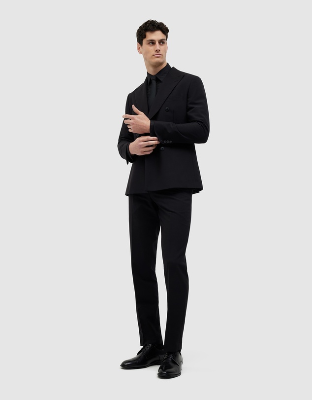 Politix - Slim Long Sleeve Panelled Formal Shirt