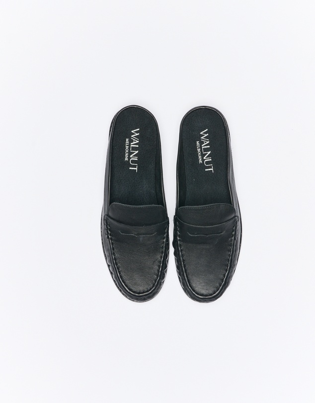 Walnut Melbourne - Hugo Leather Mule