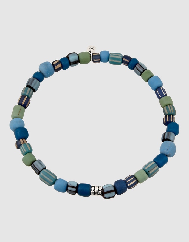 Kuzzoi - ICONIC EXCLUSIVE - Mixed Bead Bracelet with Oxidised Silver Elements