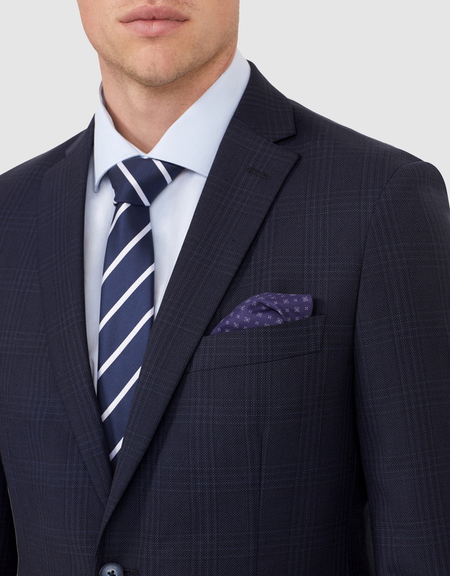 Van Heusen - Wool Blend Check Suit Jacket