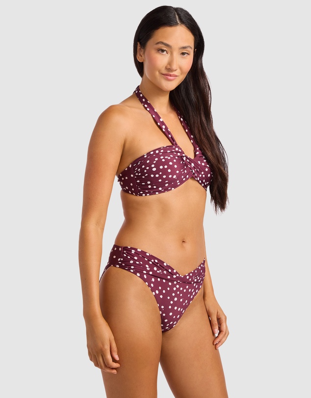 Seafolly - Dolce Dot Halter Bandeau Bikini Top