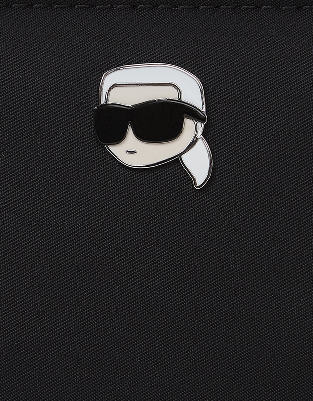 Karl Lagerfeld - Ikon Nylon Pin Zip Small Wallet