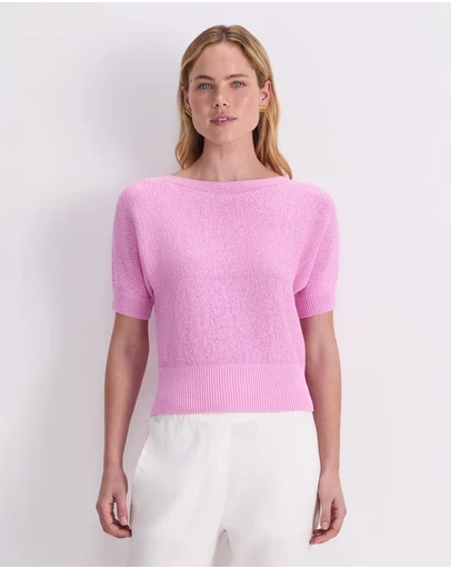 Sportscraft - Josie Tape Yarn Batwing Tee