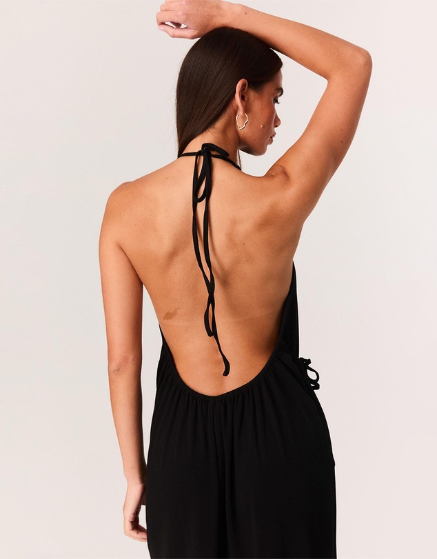 SNDYS - Polly Halter Neck Maxi Dress