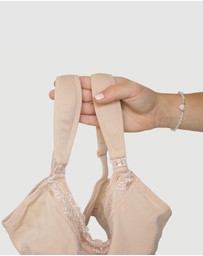 B Free Intimate Apparel - Cushion Padded Strap Wire Free Maternity & Nursing Bra﻿ (B-H) Cup