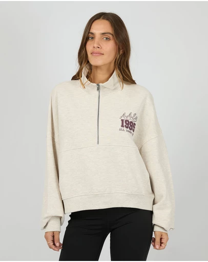 All About Eve - Eve Team 1/4 Zip Oat