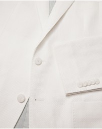 Calibre - Basketweave Blazer White