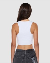 Ksubi - 1999 Origin Crop Tank White