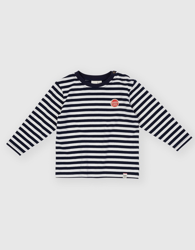 Goldie + Ace - Essential Stripe LS Top - Babies-Kids