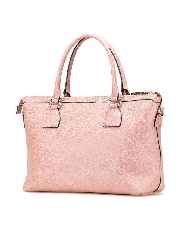 Pre-Loved by Azura Reborn - Pre-Loved gucci Textured Leather Top Handle Handbag with Shoulder Strap