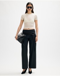Minima Esenciales - Renna Lyocell Silk Blend Sheer Tee