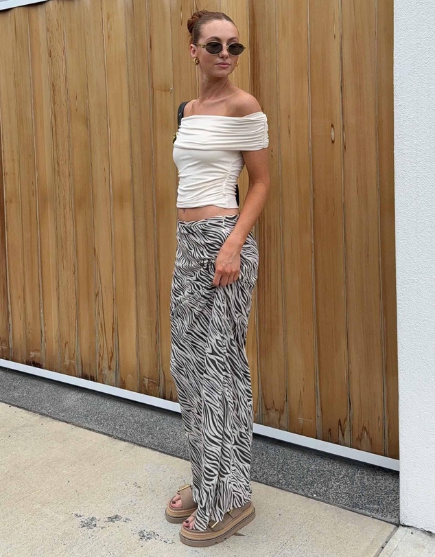 Alice In The Eve - Armani Cold Shoulder Top