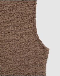 M.N.G - Fitted Textured Dress