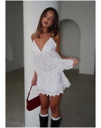 Subtitled - Byron Embroidered Skirt