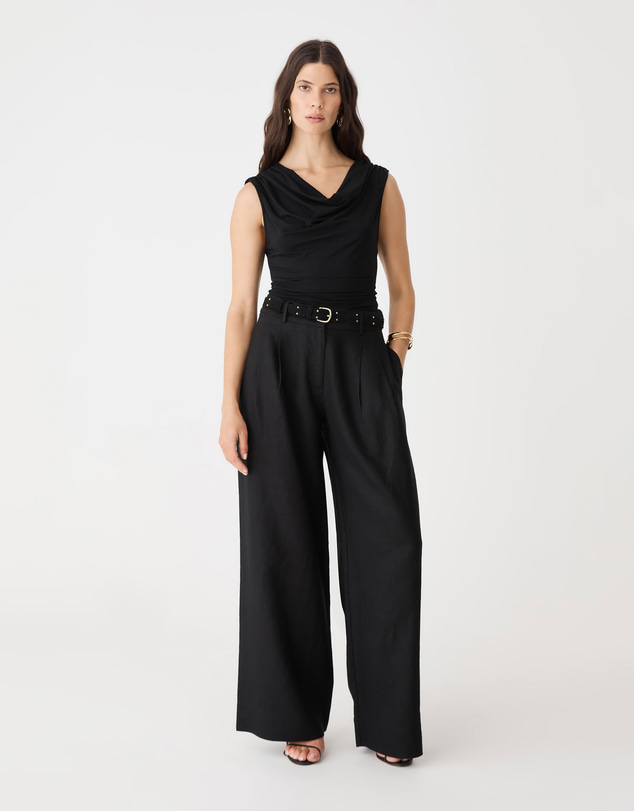 Forcast - Ami Wide Leg Linen Pants