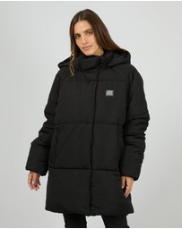 All About Eve - Elevate Long Puffer Jacket Black