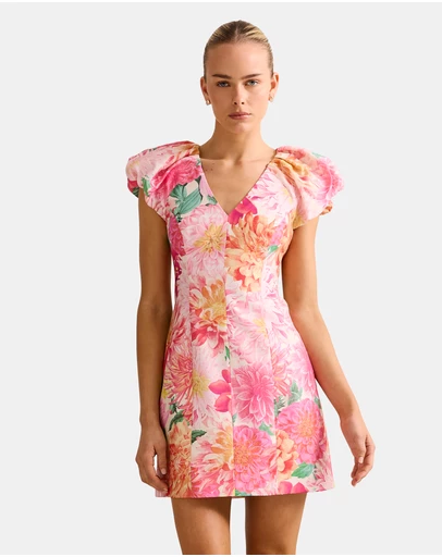 Forever New - Elyssa Puff Sleeves Mini Dress