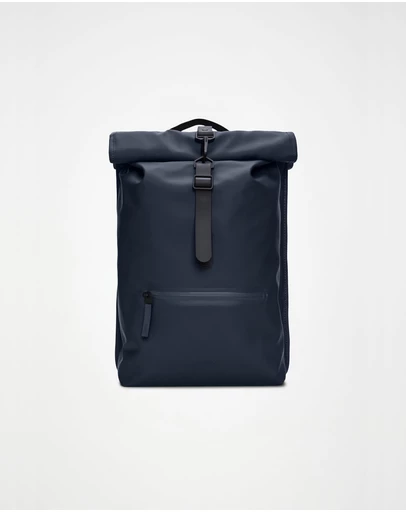RAINS - Rolltop Rucksack Navy